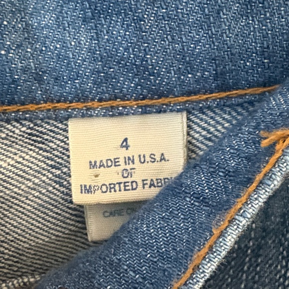 Frankie B. Vintage Rare Y2K Low Rise Blue Flare Jeans - Picture 4 of 16